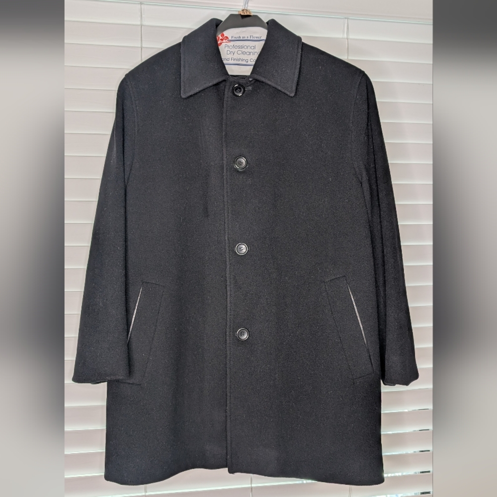 *MINT USED* Men's Black Peacoat Size Medium By G-iii Apparel - Picture 1 of 8